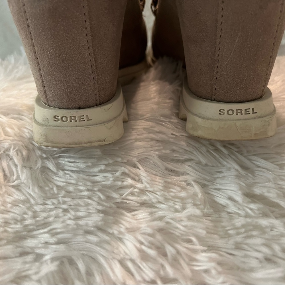 🎉HP🎉Sorel Joan of Arctic Wedge III Lace Waterproof Boots - LIKE NEW! - Picture 7 of 9